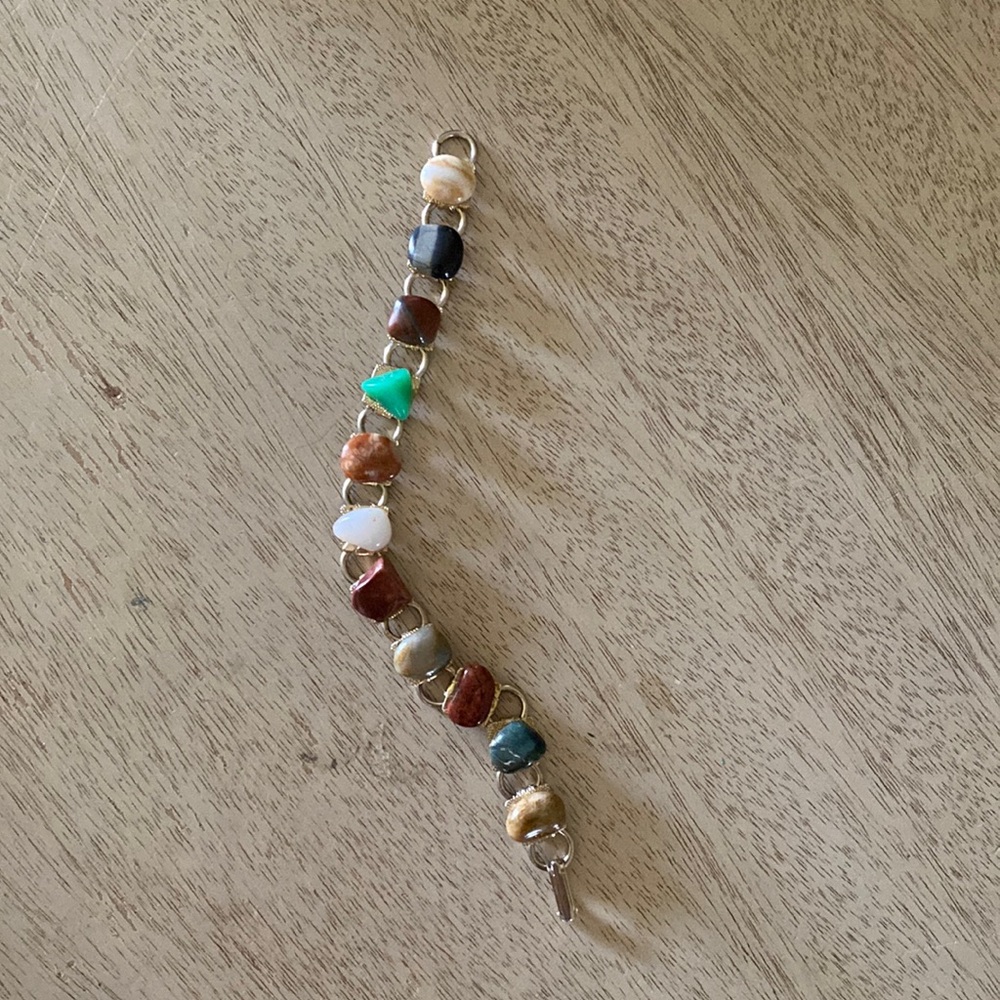 vintage gemstone bracelet